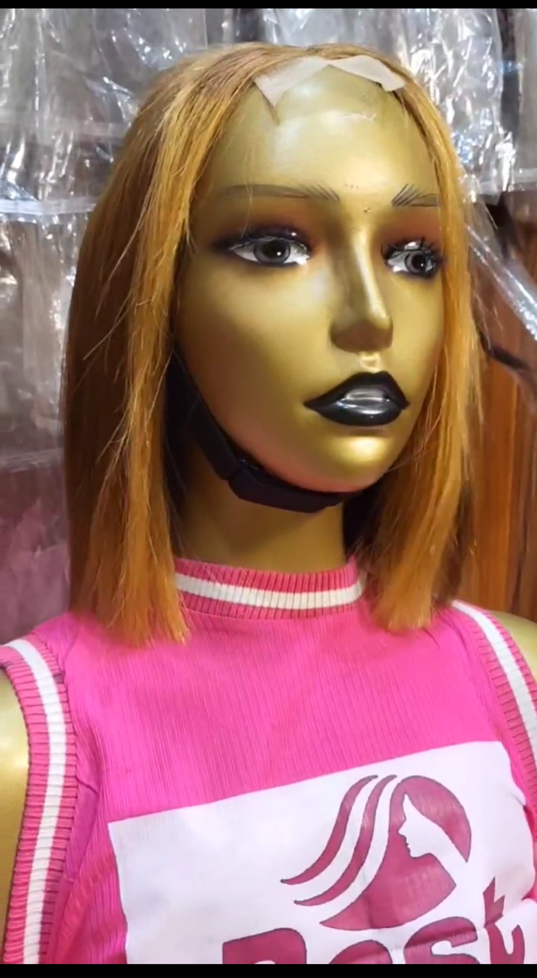 BD 031 Full Kim - k 2*6 Bob Wig in piano colour