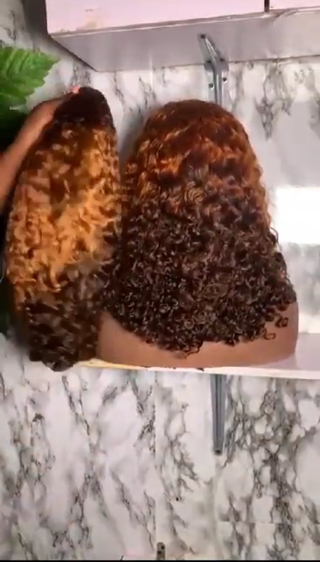 BD 033 Full frontal Sassy curls Wig - Image 5