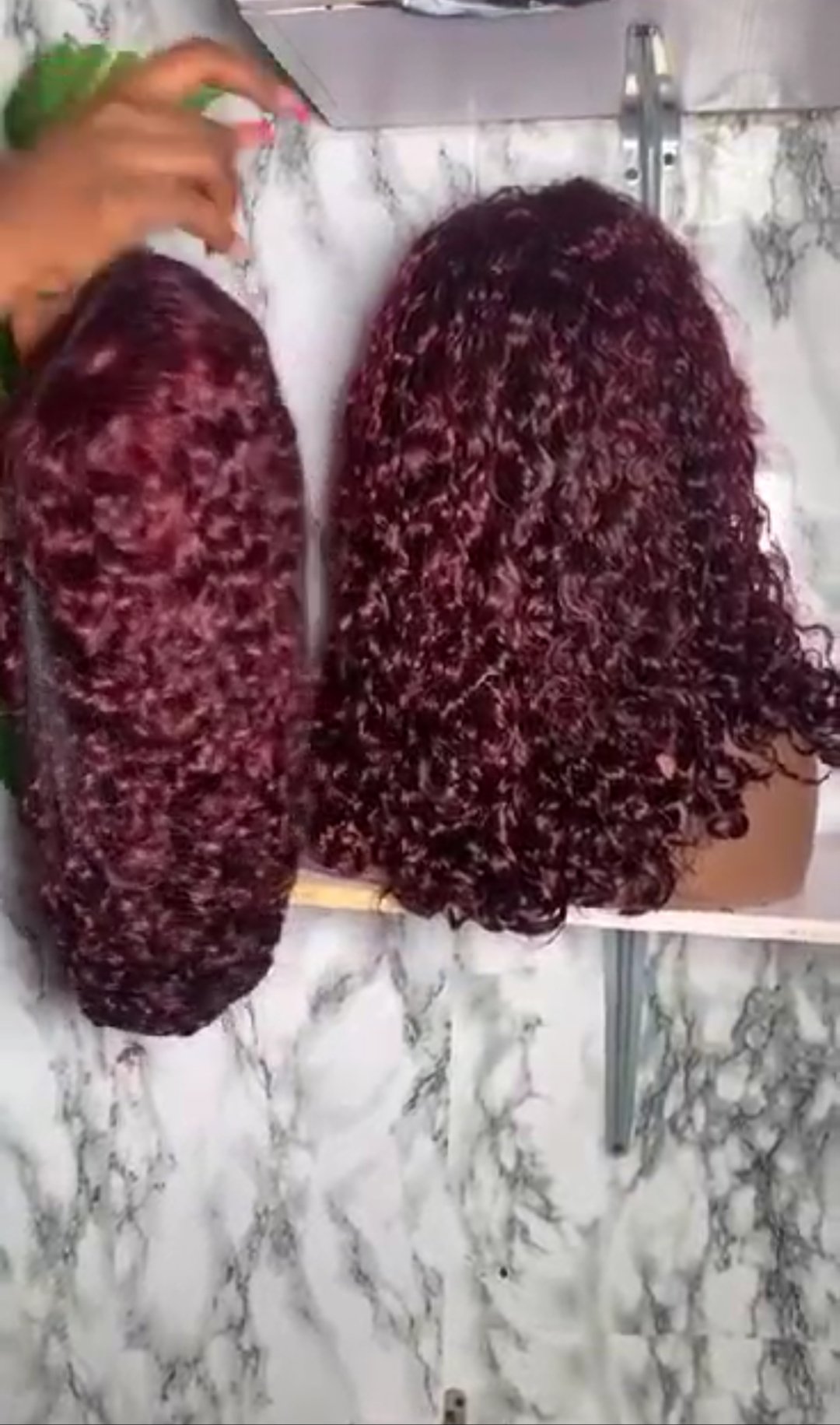 BD 033 Full frontal Sassy curls Wig - Image 2