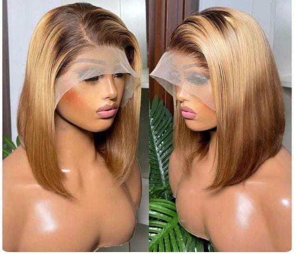 BD 026 Full Frontal Bob Wig 3-Toned