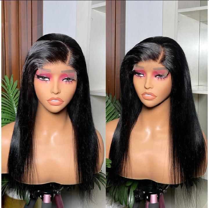 BD 041 6*6 CLOSURE SILKY STRAIGHT WIG IN NATURAL COLOR